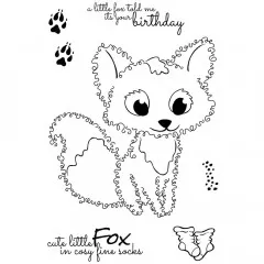 Clear Stamps - Fuzzie Friends Freddie fox