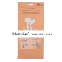 Stanzschablone und Clear Stamps - Elfenschuhe (ENG)