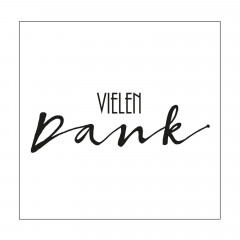 Embossing Folder - Vielen Dank