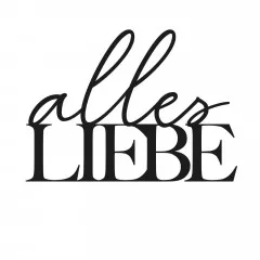Mundart Stanzschablone - alles Liebe