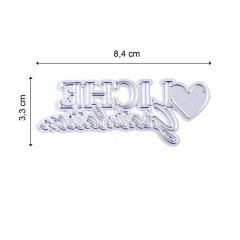 Stanzschablone - Herzliche Gratulation