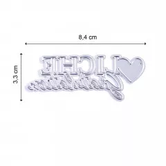 Stanzschablone - Herzliche Gratulation