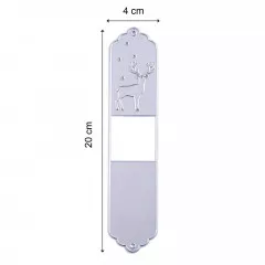 Stanzschablone - Böxli mit Hirsch