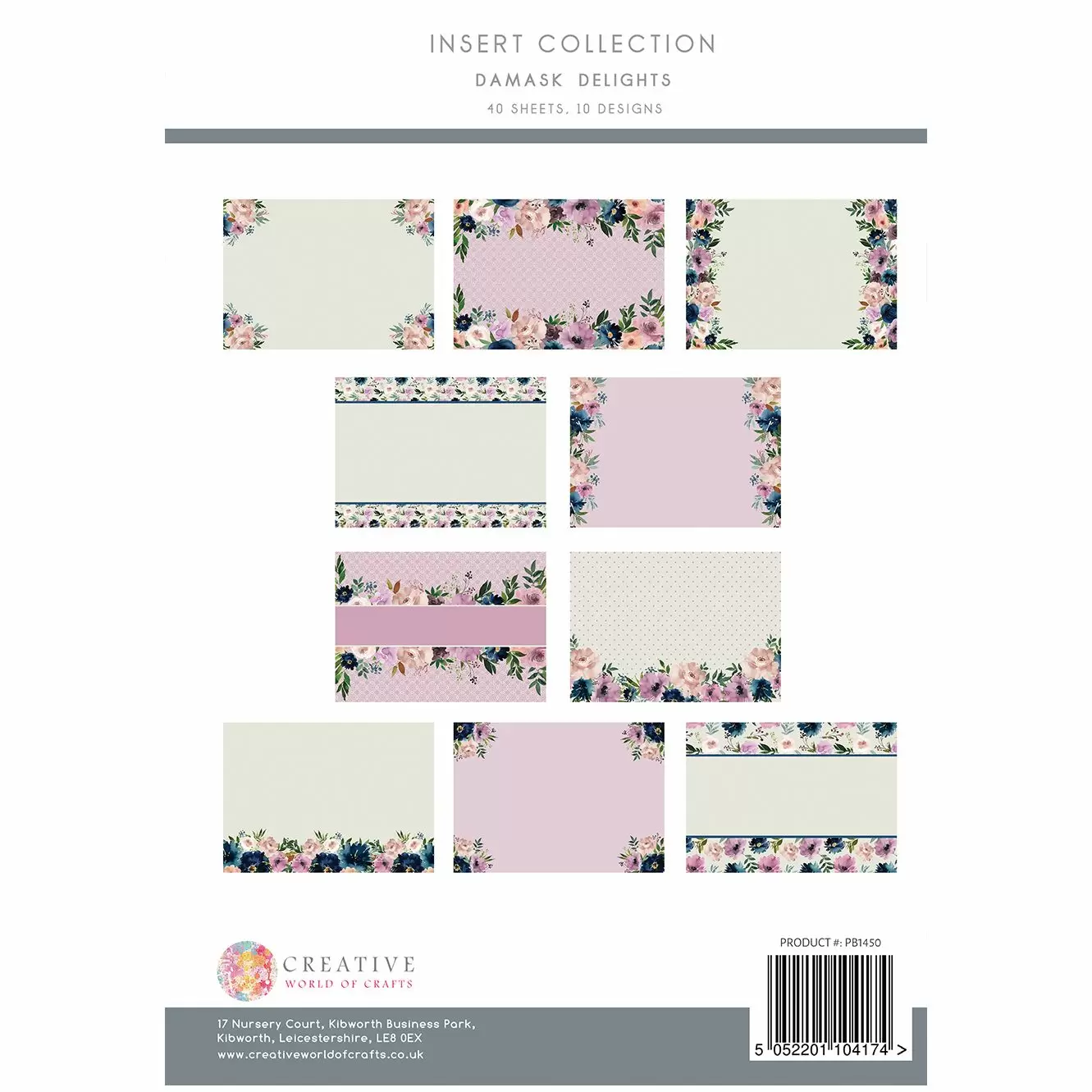 Damask Delights A4 Insert Paper Pad