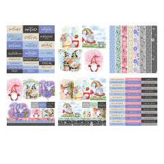 Beverly Eden Summer Gnomes 8x8 Paper Pad