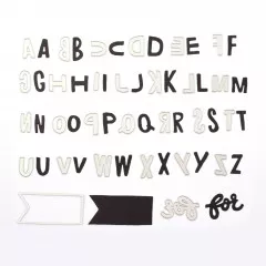 Cutting Dies - Wobbly Alphabet