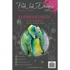 Pink Ink Designs Clear Stamps - Elephantastic