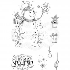 Pink Ink Designs Clear Stamps - Hey Mr. Snowman