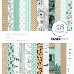 Mint Wishes 12x12 Paper Pad