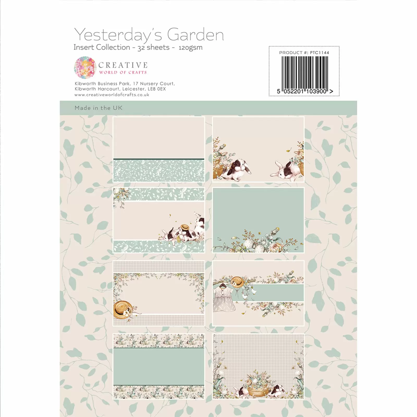 Yesterdays Garden A4 Insert Paper Pad
