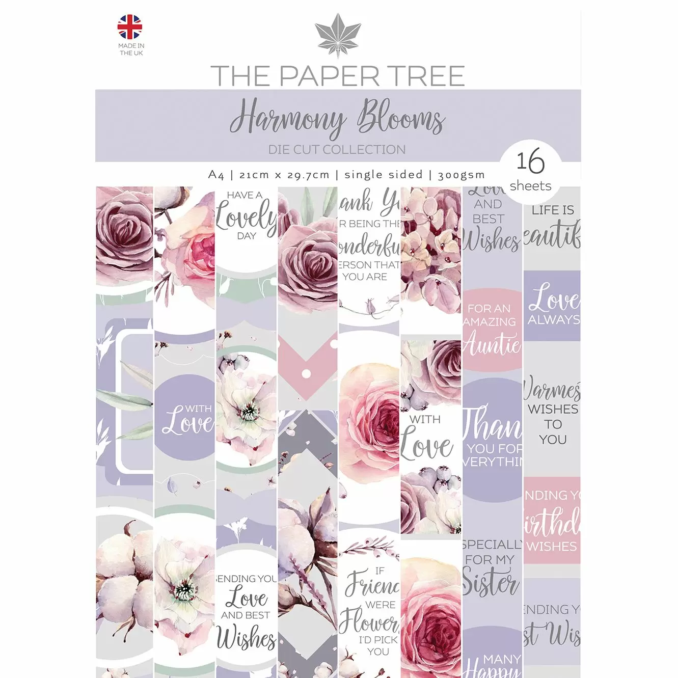 Harmony Blooms A4 Die-Cut Collection Pad