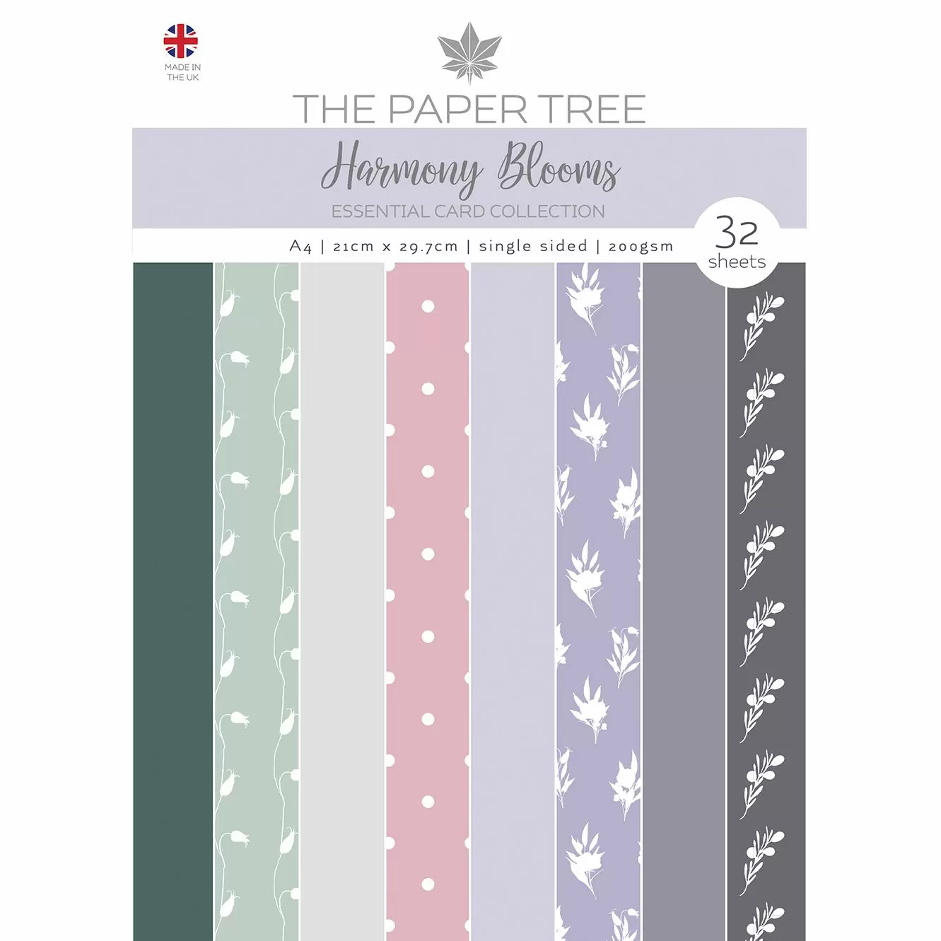 Harmony Blooms A4 Essential Card Paper Pad