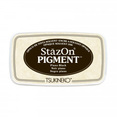 StazOn Pigment Ink Pad - Piano Black