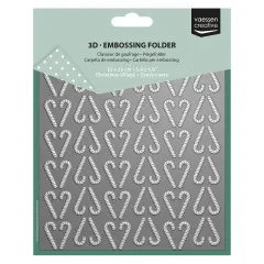 Vaessen Creative - Embossing Folder - Zuckerstangen