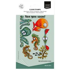 Vaessen Creative - Clear Stamps - Silly Sea Life 4 by Carla Creates