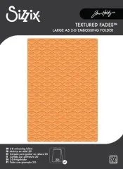Texture Fades Embossing Folder by Tim Holtz - Large Vault Batground