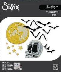 Thinlits Die - Vault Moonlight Scare by Tim Holtz
