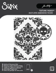 Multi-Level Embossing Folder by Tim Holtz - Vault Skull