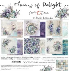 Flowers of Delight - 12x12 Paper Set