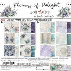 Flowers of Delight - 8x8 Medium Paper Set