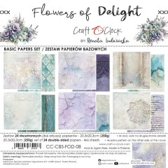Flowers of Delight - 8x8 Basic Paper Set