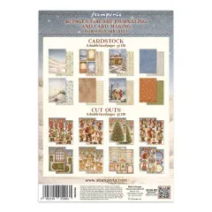 Stamperia Junk Journal A5 Focus Points 'Silent Night': 8 Cardstock- und 8 Cut-Outs-Seiten.
