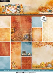 Studio Light - A4 Designer Paper Pad - Autumn Story - Backgrounds