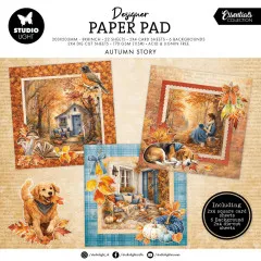 Studio Light - 8x8 Designer Paper Pad - Autumn Story