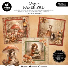 Studio Light - 8x8 Designer Paper Pad - Autumn Dreams