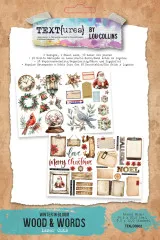 TEXT{ures} - Winter in Bloom - Laser Cuts Wood & Words by Lou Collins