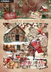 Studio Light - Transparant Stickers - Cottage Christmas - Elements & Texts