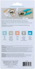 Produktverpackung Crop-A-Dile Power Punch mit Anwendungsbeispielen und Material-Kompatibilität