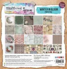 TEXT{ures} - Winter in Bloom - 12x12 Paper Pack by Lou Collins