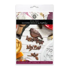 Katy Sue Designs - Silicone Mould - Winter Robin