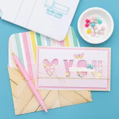 Rückseite der Verpackung mit Anleitung, Garantieinformationen und Herstelleradresse von American Crafts