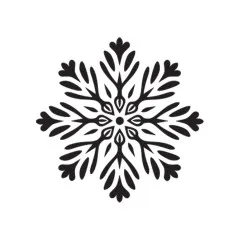 Wachssiegel-Motiv in Schneeflocken-Mandala-Form.