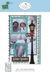 Metal Cutting Die - Comfy Cozy - Wavy Page & Lamppost