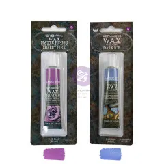 Finnabair Limited Edition Wax Set 'Dreams' – Tuben Shabby Pink und Dark Ice in Verpackung
