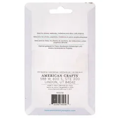 Produktverpackung von We R Memory Keepers mit Beschreibung in mehreren Sprachen, American Crafts Distributor