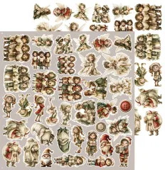 Craft O'Clock Spirit Of Christmas Extras Set Jolly Figuren und Engel