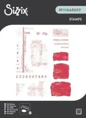 Sizzix - Clear Stamps - Wings & Things by 49 & Market