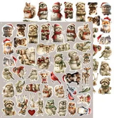 Craft O'Clock Spirit Of Christmas Extras Set Jolly Tiere im Winter